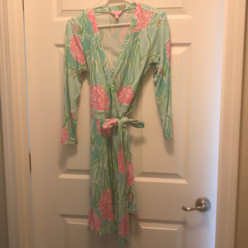 Lilly Pulitzer Floral Wrap Dress